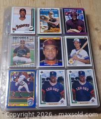 MaxSold Auction: Lot of 200+ Baseball Trading Cards (1980s–1990s) - Toronto (Ontario, Canada) PARTNER MANAGED Reseller Online Auction - Queen Street West.