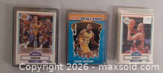 MaxSold Auction: Nice Basketball cards lot Magic Johnson Charles Barkley & rookie cards - Toronto (Ontario, Canada) PARTNER MANAGED Reseller Online Auction - Queen Street West.