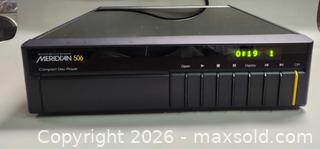 MaxSold Auction: Very Rare Meridian Compact Disc player working - Toronto (Ontario, Canada) PARTNER MANAGED Reseller Online Auction - Queen Street West.