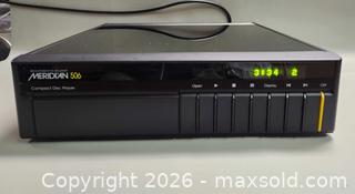 MaxSold Auction: Very Rare Meridian Compact Disc player working - Toronto (Ontario, Canada) PARTNER MANAGED Reseller Online Auction - Queen Street West.