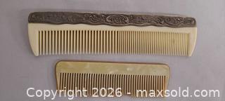 MaxSold Auction: Vintage barber tools lot — scissors, combs & more (5 pc) - Toronto (Ontario, Canada) PARTNER MANAGED Reseller Online Auction - Queen Street West.