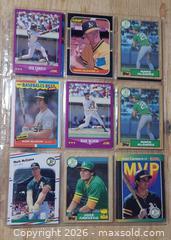 MaxSold Auction: Vintage Baseball Card Lot — 35+ 1988–1990s Topps/Fleer/Donruss - Toronto (Ontario, Canada) PARTNER MANAGED Reseller Online Auction - Queen Street West.