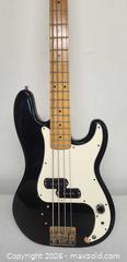 MaxSold Auction: Vintage Strat HONDO Electric Bass Guitar - Toronto (Ontario, Canada) PARTNER MANAGED Reseller Online Auction - Queen Street West.