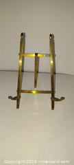 MaxSold Auction: Brass Plate Holder Stand Made in Taiwan  - Walworth (New York, USA) SELLER MANAGED Downsizing Online Auction - High Street