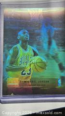 MaxSold Auction: Rare MICHAEL JORDAN Silver Hologram UD Promo Trading Card - Walworth (New York, USA) SELLER MANAGED Downsizing Online Auction - High Street