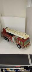MaxSold Auction: Vintage 1989 Nylint Metal Firetruck toy - Walworth (New York, USA) SELLER MANAGED Downsizing Online Auction - High Street