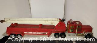 MaxSold Auction: Vintage Tonka & Ladder Metal Firetruck Toy  - Walworth (New York, USA) SELLER MANAGED Downsizing Online Auction - High Street