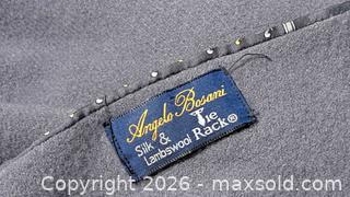MaxSold Auction: Angelo Bosani Silk and Lambswool Reversible Winter Scarf (Narrow Standard) - Markham (Ontario, Canada) SELLER MANAGED Downsizing Online Auction - Major Mackenzie Drive East