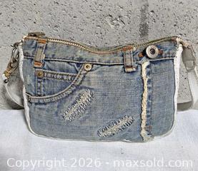 MaxSold Auction: Dolce & Gabbana Denim Jeans Pochette (Fair Condition) - Markham (Ontario, Canada) SELLER MANAGED Downsizing Online Auction - Major Mackenzie Drive East