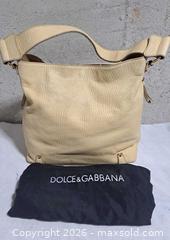 MaxSold Auction: Dolce & Gabbana Pebbled Leather Medium Shoulder Bag - Markham (Ontario, Canada) SELLER MANAGED Downsizing Online Auction - Major Mackenzie Drive East