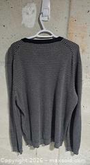 MaxSold Auction: Ermenegildo Zegna Black and White Tight Ringer Sweater (XL, BIG and TALL) - Markham (Ontario, Canada) SELLER MANAGED Downsizing Online Auction - Major Mackenzie Drive East