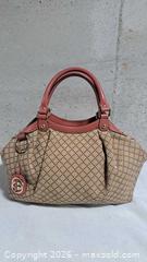 MaxSold Auction: Gucci Diamante Canvas Medium Sukey Bag - Markham (Ontario, Canada) SELLER MANAGED Downsizing Online Auction - Major Mackenzie Drive East