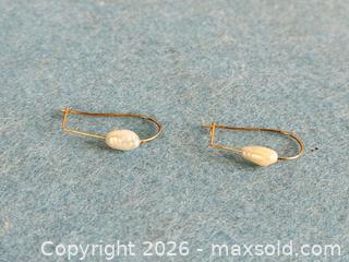 MaxSold Auction: 10k Gold + Pearl Earrings - Hamilton (Ontario, Canada) SELLER MANAGED Estate Sale Online Auction - Gertrude Street