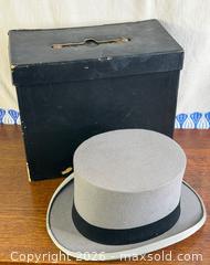 MaxSold Auction: Antique Bond & Co, London - Top Hat + Original Box - Hamilton (Ontario, Canada) SELLER MANAGED Estate Sale Online Auction - Gertrude Street