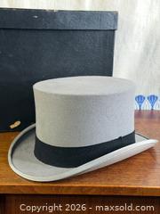 MaxSold Auction: Antique Bond & Co, London - Top Hat + Original Box - Hamilton (Ontario, Canada) SELLER MANAGED Estate Sale Online Auction - Gertrude Street
