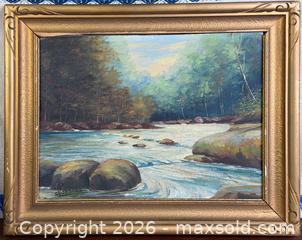MaxSold Auction: Antique Oil on Board Painting - Hamilton (Ontario, Canada) SELLER MANAGED Estate Sale Online Auction - Gertrude Street