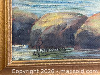 MaxSold Auction: Antique Oil on Board Painting - Hamilton (Ontario, Canada) SELLER MANAGED Estate Sale Online Auction - Gertrude Street