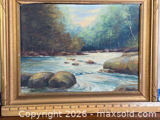 MaxSold Auction: Antique Oil on Board Painting - Hamilton (Ontario, Canada) SELLER MANAGED Estate Sale Online Auction - Gertrude Street