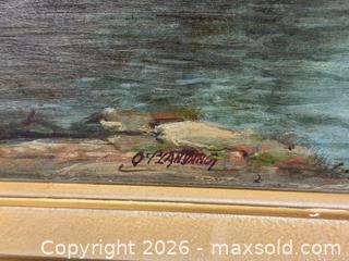 MaxSold Auction: Antique Oil on Board Painting - Signed - Hamilton (Ontario, Canada) SELLER MANAGED Estate Sale Online Auction - Gertrude Street