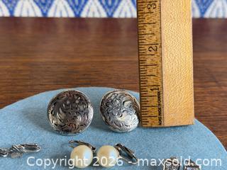 MaxSold Auction: Collection of Sterling Silver Earrings - Hamilton (Ontario, Canada) SELLER MANAGED Estate Sale Online Auction - Gertrude Street