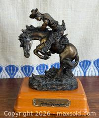 MaxSold Auction: Miniature Frederic Remington 'Rattlesnake' Resin Sculpture - Hamilton (Ontario, Canada) SELLER MANAGED Estate Sale Online Auction - Gertrude Street