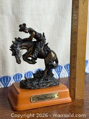 MaxSold Auction: Miniature Frederic Remington 'Rattlesnake' Resin Sculpture - Hamilton (Ontario, Canada) SELLER MANAGED Estate Sale Online Auction - Gertrude Street