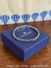 MaxSold Auction: SWAROVSKI Blue Sparkle Crystal Bracelet - Hamilton (Ontario, Canada) SELLER MANAGED Estate Sale Online Auction - Gertrude Street