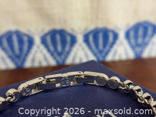 MaxSold Auction: SWAROVSKI Blue Sparkle Crystal Bracelet - Hamilton (Ontario, Canada) SELLER MANAGED Estate Sale Online Auction - Gertrude Street