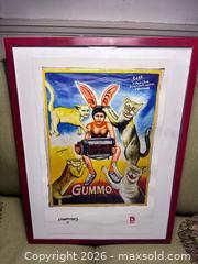 MaxSold Auction: Vintage Framed GUMMO Movie Poster  - Hamilton (Ontario, Canada) SELLER MANAGED Estate Sale Online Auction - Gertrude Street
