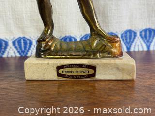 MaxSold Auction: Vintage Hellenic Art Leonidas King Of Sparta Brass Statue - Hamilton (Ontario, Canada) SELLER MANAGED Estate Sale Online Auction - Gertrude Street