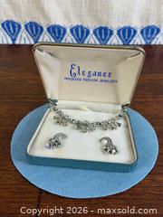MaxSold Auction: Vintage Sterling Silver Matching Necklace + Earrings - Hamilton (Ontario, Canada) SELLER MANAGED Estate Sale Online Auction - Gertrude Street