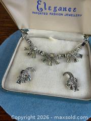 MaxSold Auction: Vintage Sterling Silver Matching Necklace + Earrings - Hamilton (Ontario, Canada) SELLER MANAGED Estate Sale Online Auction - Gertrude Street