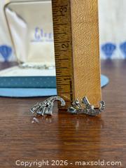 MaxSold Auction: Vintage Sterling Silver Matching Necklace + Earrings - Hamilton (Ontario, Canada) SELLER MANAGED Estate Sale Online Auction - Gertrude Street