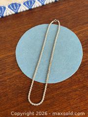 MaxSold Auction: Vintage Sterling Silver 'Rope' Chain - Hamilton (Ontario, Canada) SELLER MANAGED Estate Sale Online Auction - Gertrude Street