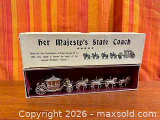 MaxSold Auction: Vtg 1953 Britains "Her Majesty's State Coach" Toy In original Box - Hamilton (Ontario, Canada) SELLER MANAGED Estate Sale Online Auction - Gertrude Street