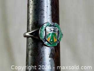 MaxSold Auction: Westdale Secondary School, Hamilton - Sterling Silver Enamel School Ring - Hamilton (Ontario, Canada) SELLER MANAGED Estate Sale Online Auction - Gertrude Street