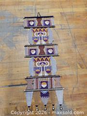 MaxSold Auction: Handmade Tribal/Mid-Century Metal Bell & Wood Dowel Wall Hanging - Hamilton (Ontario, Canada) SELLER MANAGED Reseller Online Auction - East Avenue North