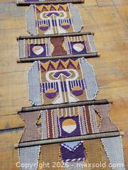 MaxSold Auction: Handmade Tribal/Mid-Century Metal Bell & Wood Dowel Wall Hanging - Hamilton (Ontario, Canada) SELLER MANAGED Reseller Online Auction - East Avenue North