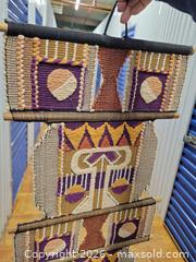 MaxSold Auction: Handmade Tribal/Mid-Century Metal Bell & Wood Dowel Wall Hanging - Hamilton (Ontario, Canada) SELLER MANAGED Reseller Online Auction - East Avenue North