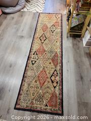 MaxSold Auction: Oriental Traditional Runner Rug, Red & Beige, Approx. 2–3' x 7–10' - Hamilton (Ontario, Canada) SELLER MANAGED Reseller Online Auction - East Avenue North