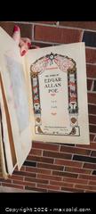 MaxSold Auction: Rare Edition Edgar Allan Poe - Hamilton (Ontario, Canada) SELLER MANAGED Reseller Online Auction - East Avenue North