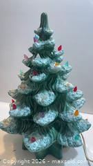 MaxSold Auction: Rare Collectible Ceramic Light Up Frosted Christmas Tree w/stand  - Toronto (Ontario, Canada) SELLER MANAGED Estate Sale Online Auction -  Saunders Road
