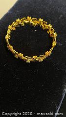MaxSold Auction: Yellow Gold Finish Bangle w/mini jewels  - Toronto (Ontario, Canada) SELLER MANAGED Estate Sale Online Auction -  Saunders Road