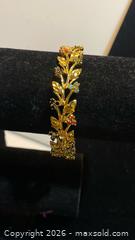 MaxSold Auction: Yellow Gold Finish Bangle w/mini jewels  - Toronto (Ontario, Canada) SELLER MANAGED Estate Sale Online Auction -  Saunders Road