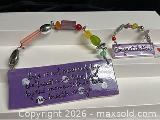 MaxSold Auction: Department 56 Sandra Magsamen Collection Ceramic Plaques - Campbell (California, USA) SELLER MANAGED Downsizing Online Auction - Dell Avenue 