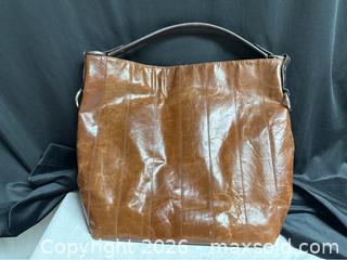 MaxSold Auction: Nino Bossi Brown Leather Handbag – Classic Shoulder Bag - Campbell (California, USA) SELLER MANAGED Downsizing Online Auction - Dell Avenue 