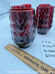 MaxSold Auction: Ruby Red Bubble Glasses - Bremerton (Washington, USA) SELLER MANAGED Estate Sale Online Auction - Burwell Street