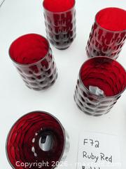 MaxSold Auction: Ruby Red Bubble Glasses - Bremerton (Washington, USA) SELLER MANAGED Estate Sale Online Auction - Burwell Street