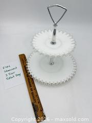 MaxSold Auction: Silvercrest 2 Tier Tidbit Tray - Bremerton (Washington, USA) SELLER MANAGED Estate Sale Online Auction - Burwell Street