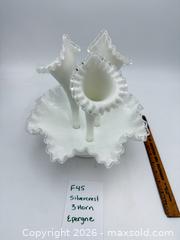 MaxSold Auction: Silvercrest 3 Horn Epergne - Bremerton (Washington, USA) SELLER MANAGED Estate Sale Online Auction - Burwell Street